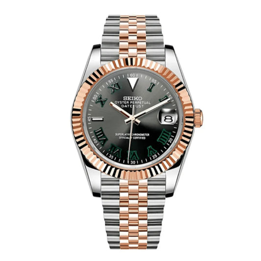Seiko Mod Datejust Wimbledon Twotone