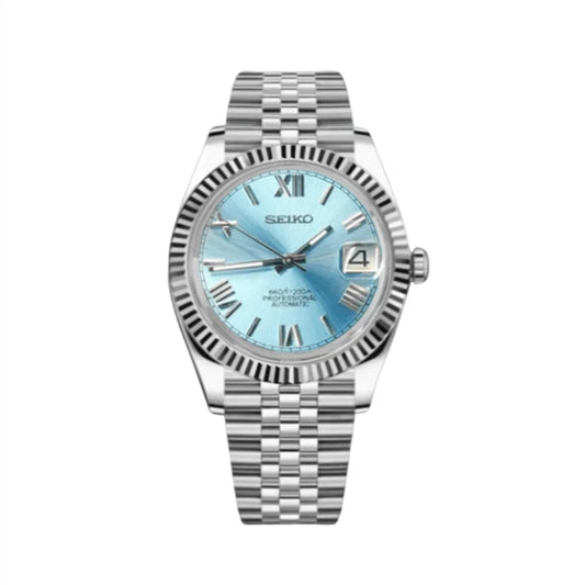 Seiko Mod Datejust Tiffany Roman