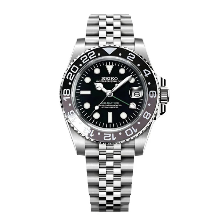 Seiko Mod GMT Bruce Wayne