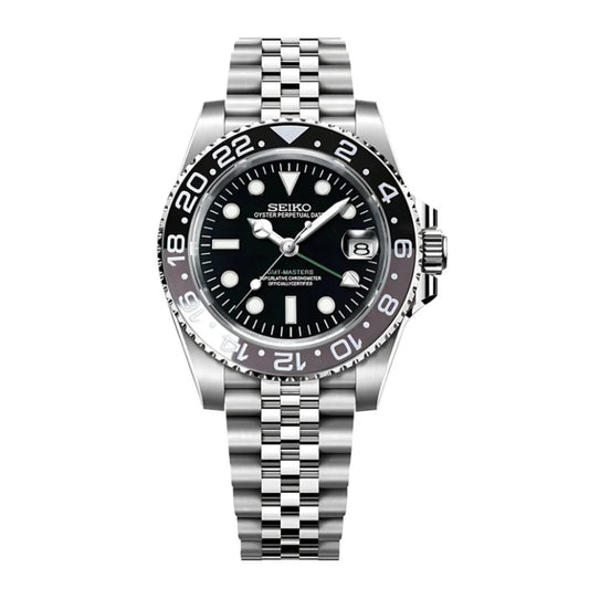 Seiko Mod GMT Bruce Wayne