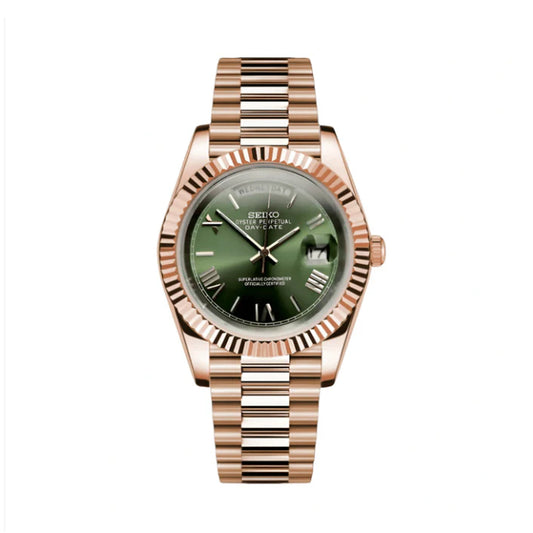 Seiko Mod Day-Date Mint Green